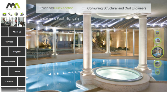 Michael Alexander Engineers business website hosted and designed by WDH