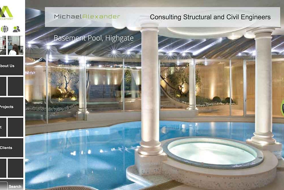 Michael Alexander website by WDH