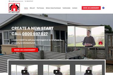 MyNewStart Website Design Hosting