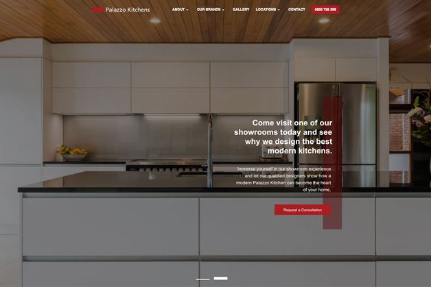 Palazzo Kitchens Wordpress responsive website