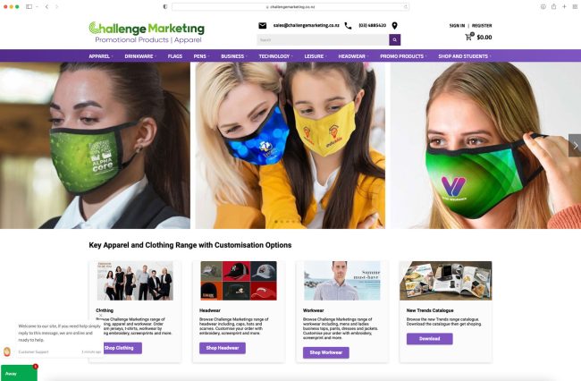 Challenge Marketing Ecommerce Redesign