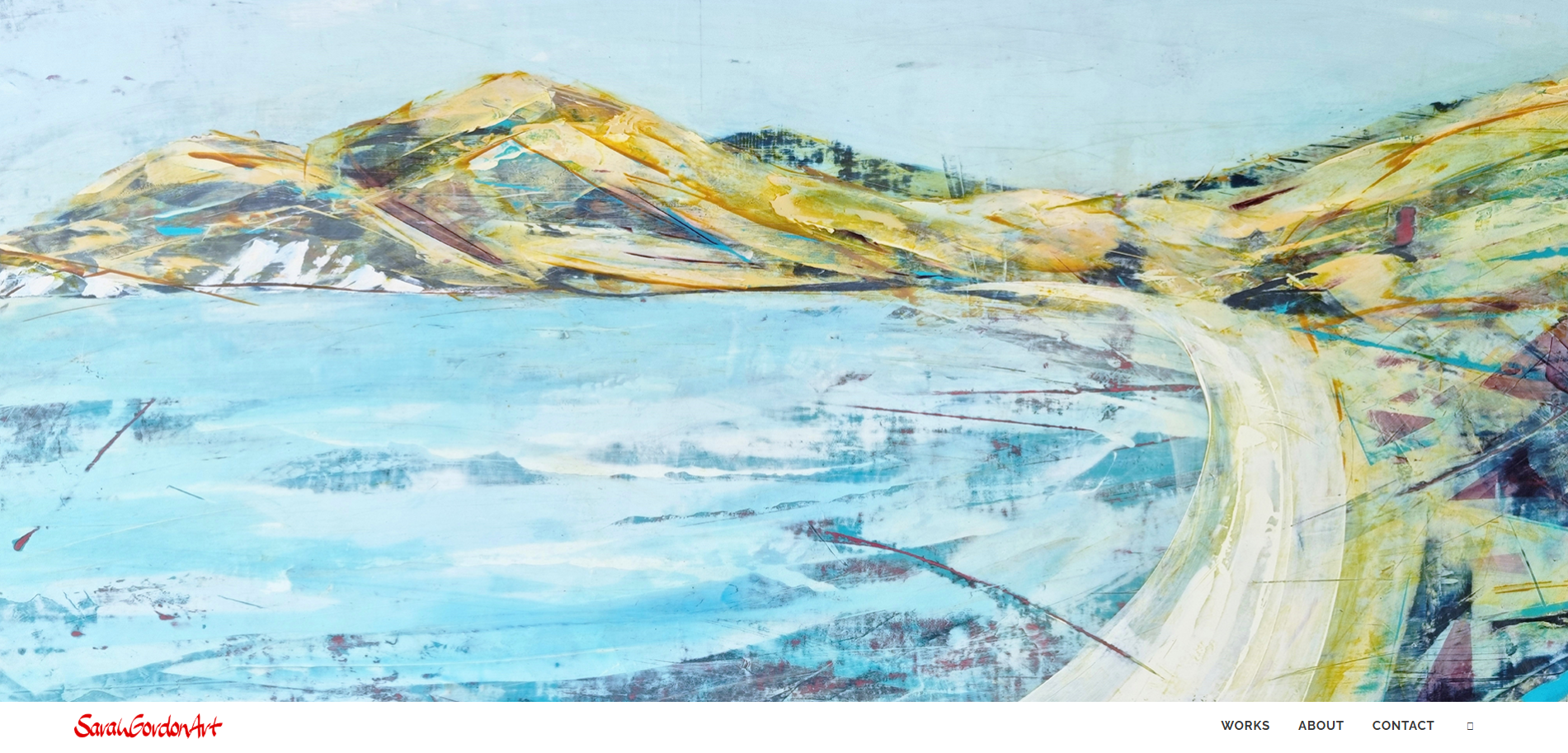 Sarah Gordon Art website designed by WDH